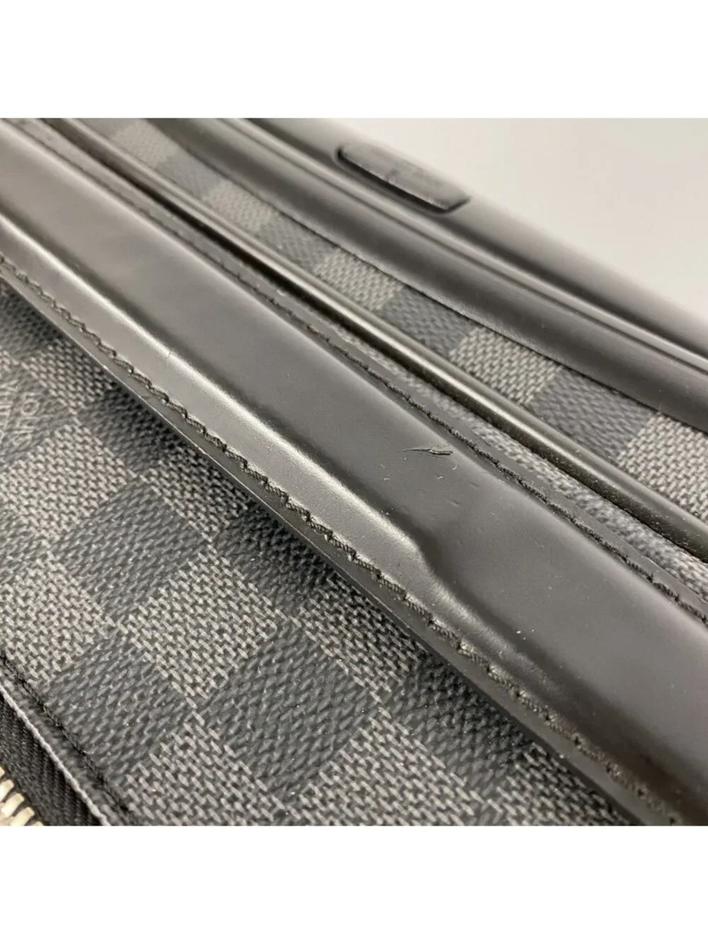 Louis Vuitton Travel Bag Damier Graphite Pegase 55 Business Black